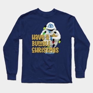 Classic Christmas Abominable Snowman Merry Christmas © GraphicLoveShop Long Sleeve T-Shirt